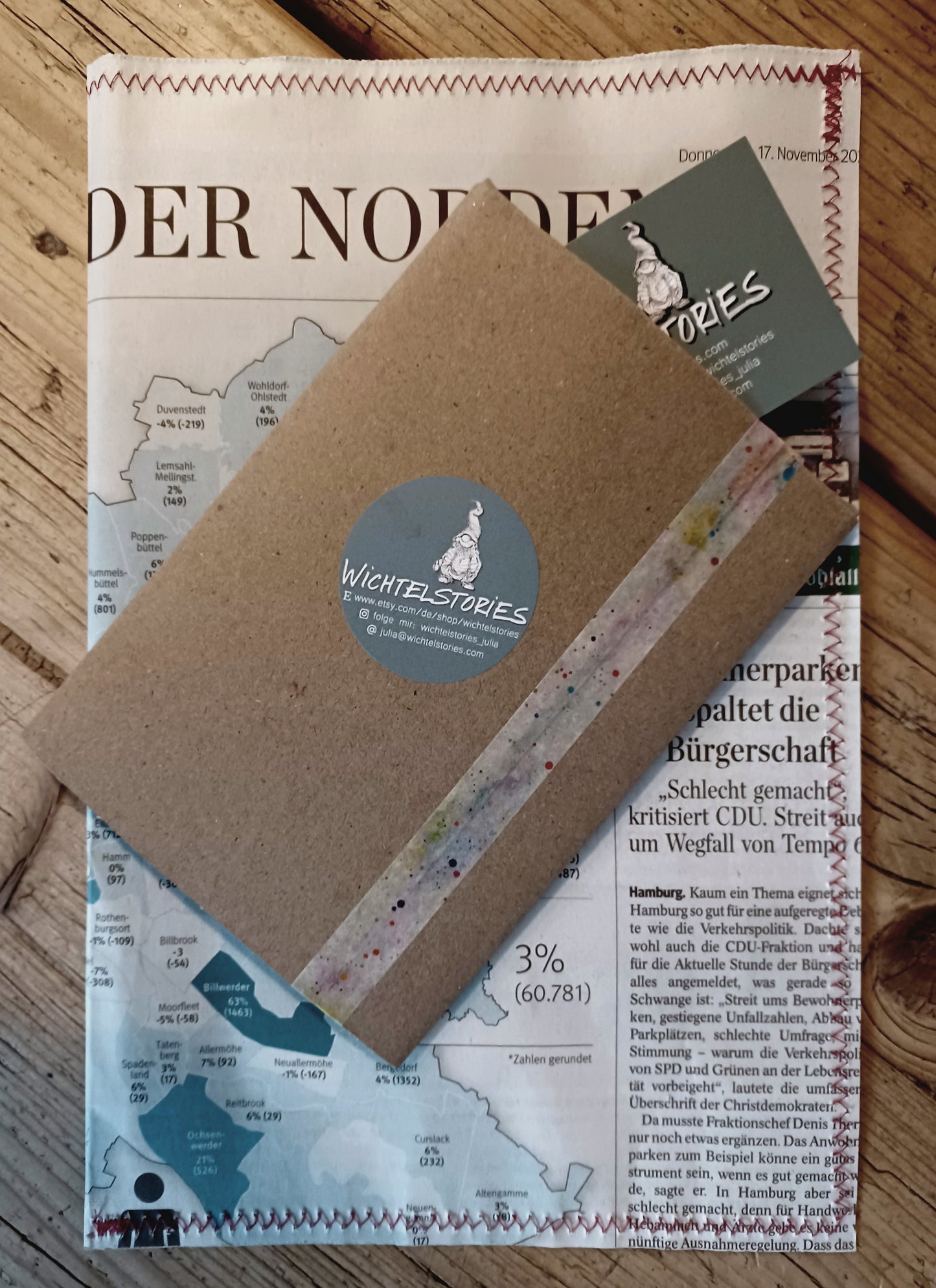 Weihnachtskarte Wünschen kann man sich alles | Einhorn Rentier | A6 Glückwunschkarte
