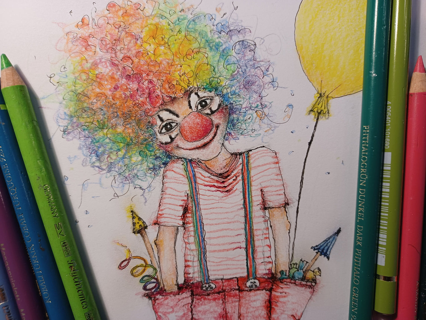 Clown Alles Gute | Grußkarte A6