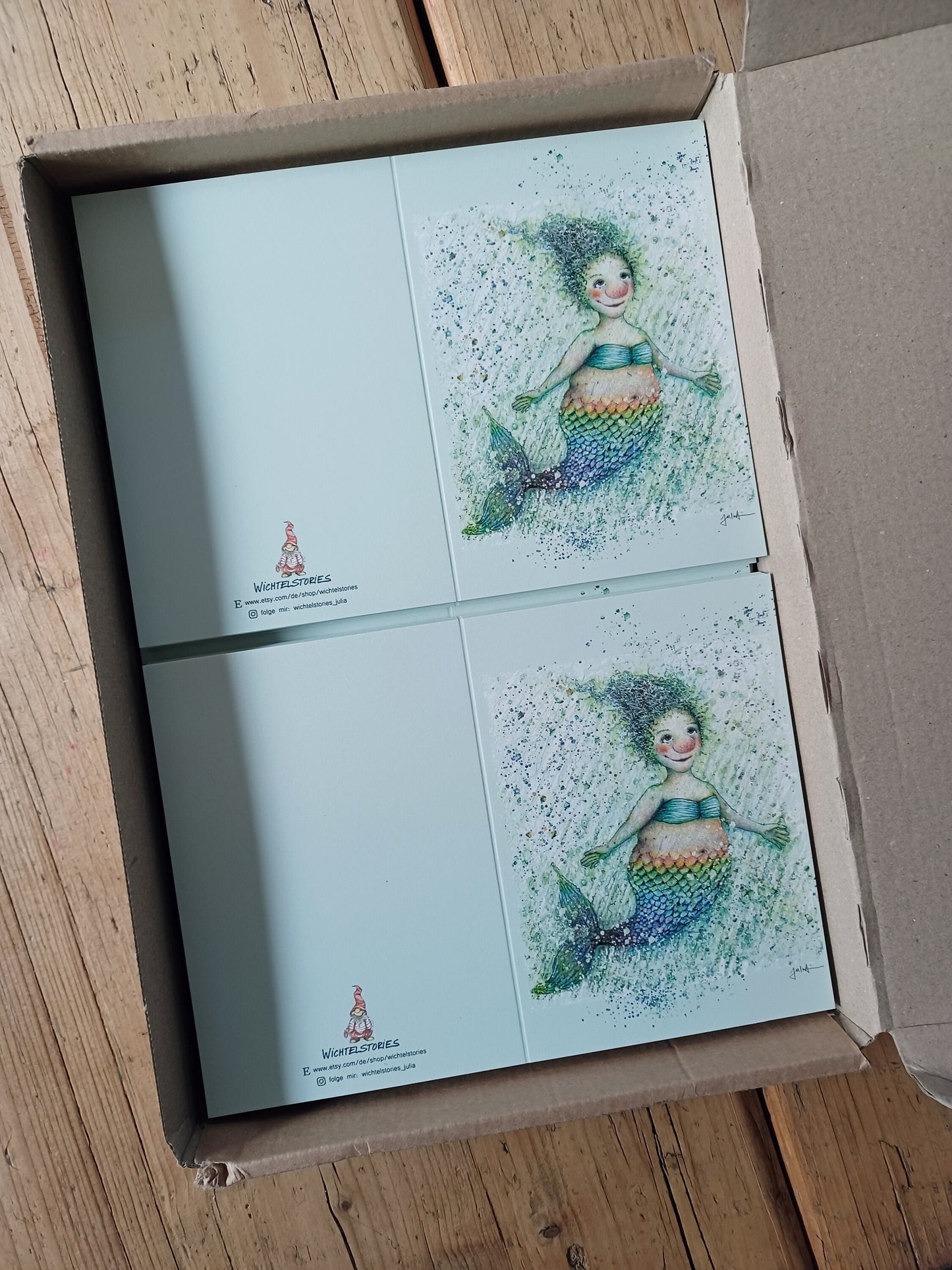 Molly Meerjungfrau | Grußkarte A6