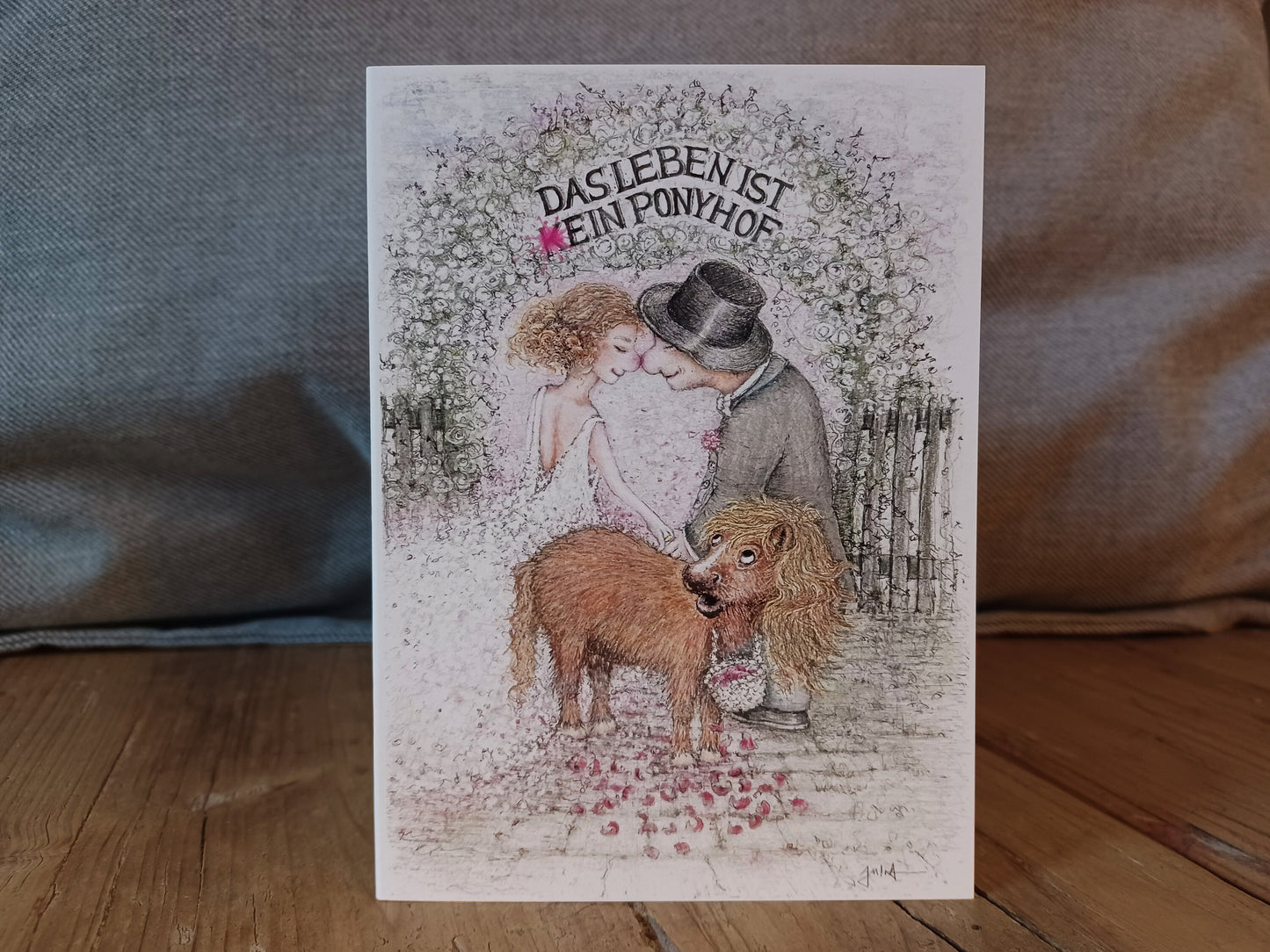 Hochzeitskarte Ponyhof | Klappkarte A6