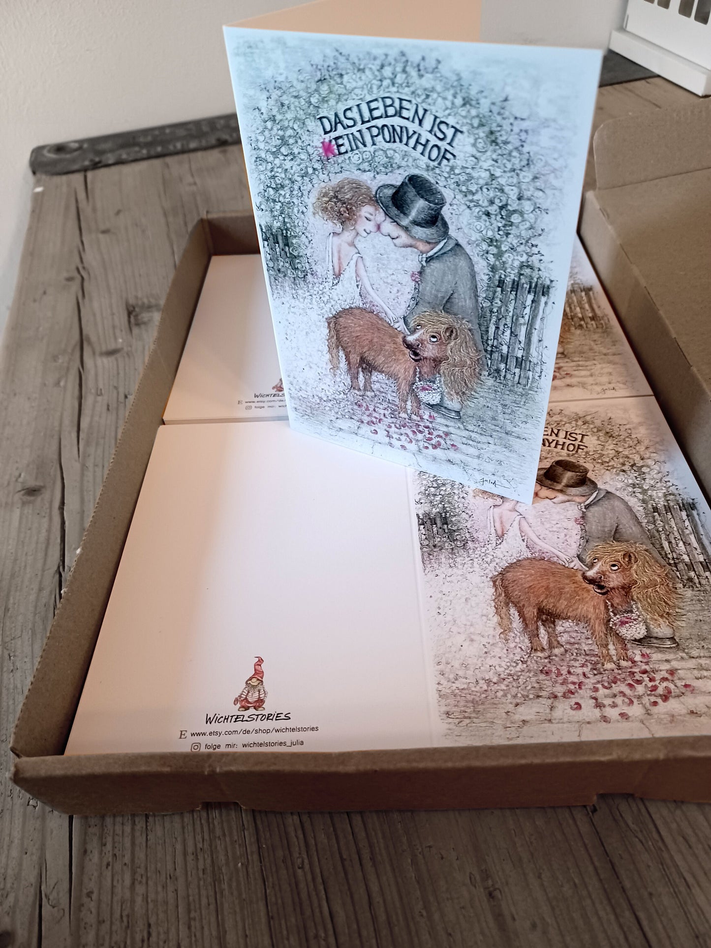 Hochzeitskarte Ponyhof | Klappkarte A6