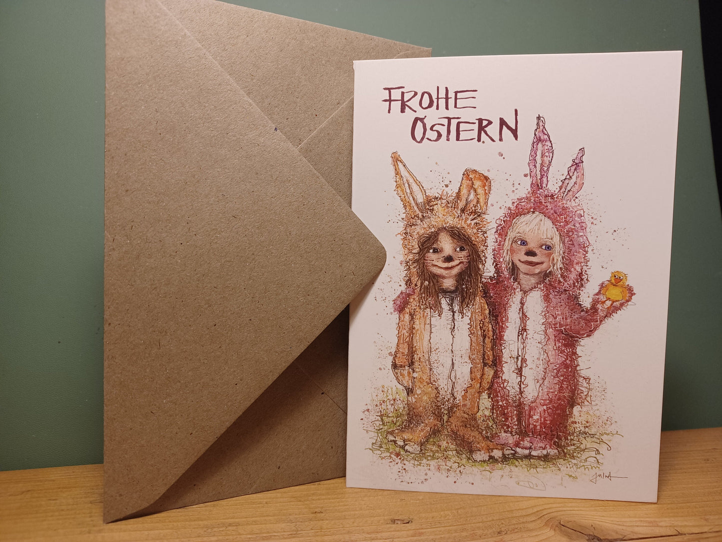 Osterkarte | Ostergrüße | Osterbunnys | Frohe Ostern