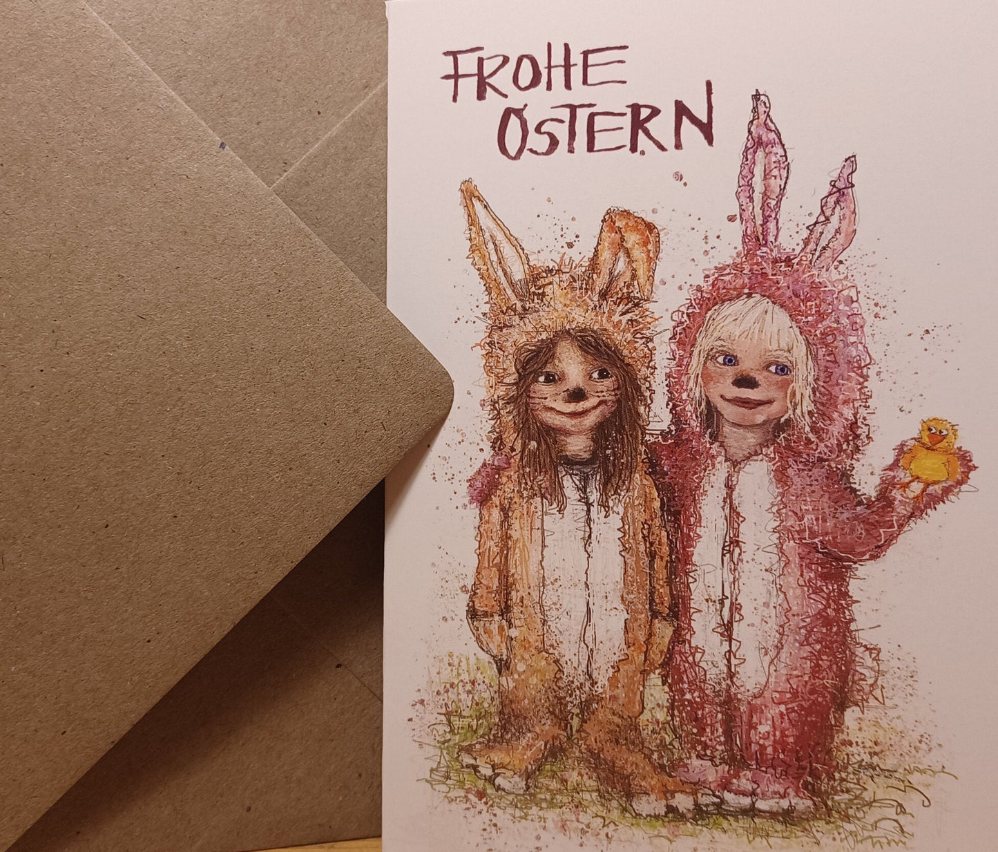 Osterkarte | Ostergrüße | Osterbunnys | Frohe Ostern