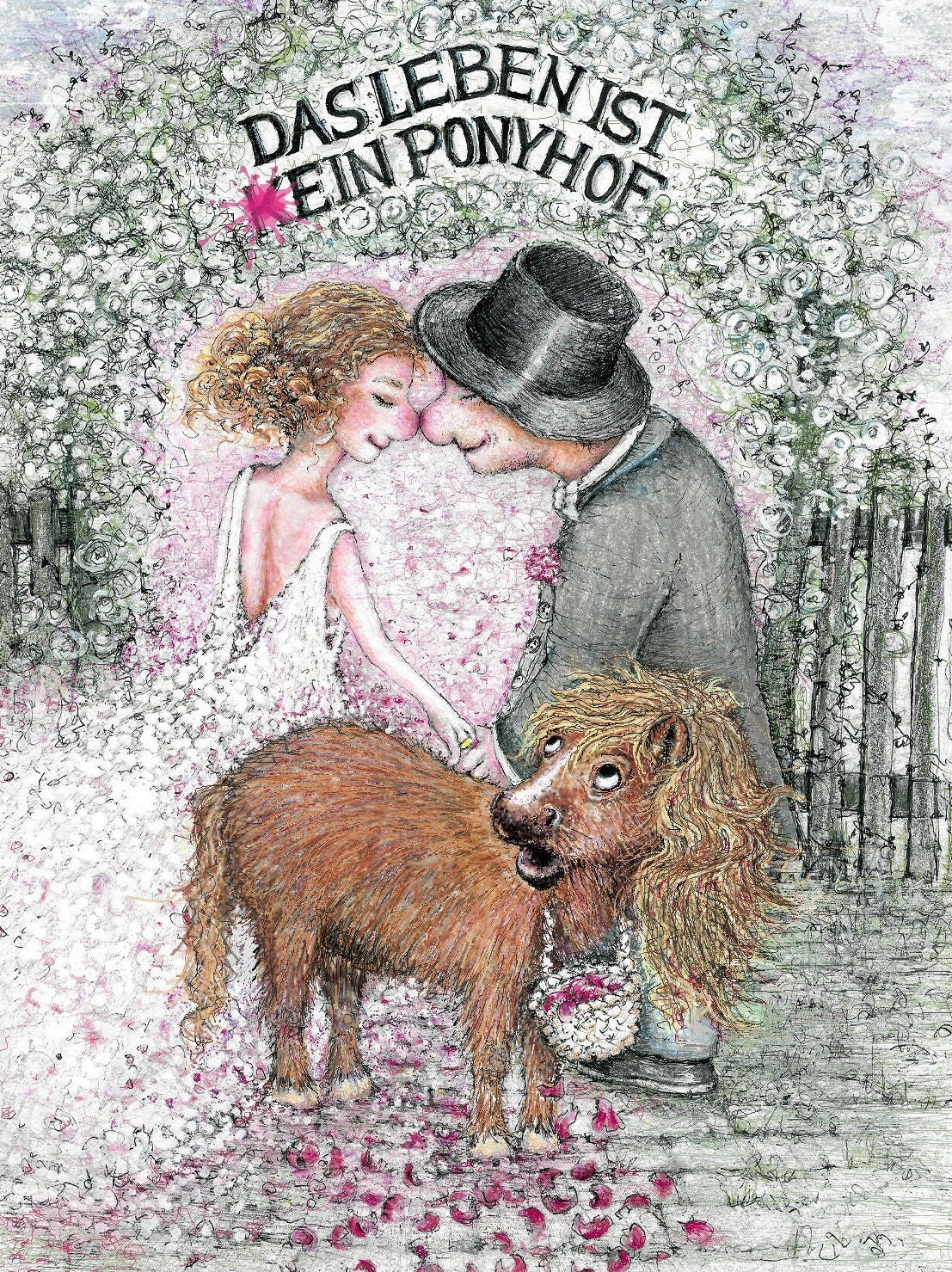 Hochzeitskarte Ponyhof | Klappkarte A6