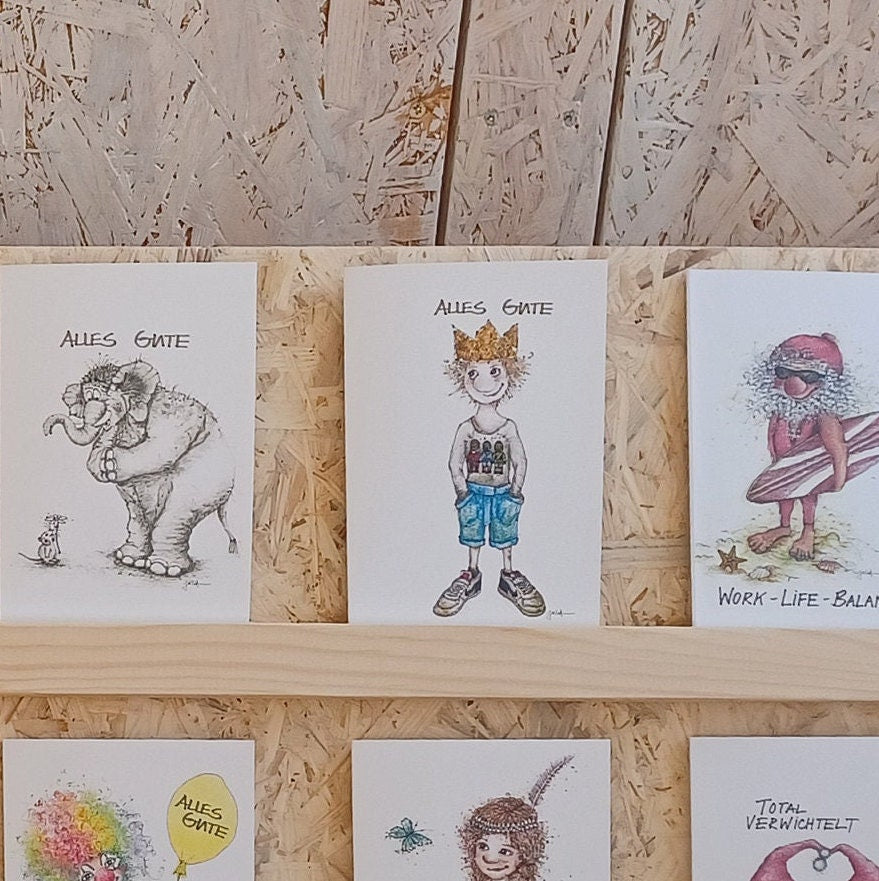 Glückwunschkarte | Kleiner König | Geburtstag