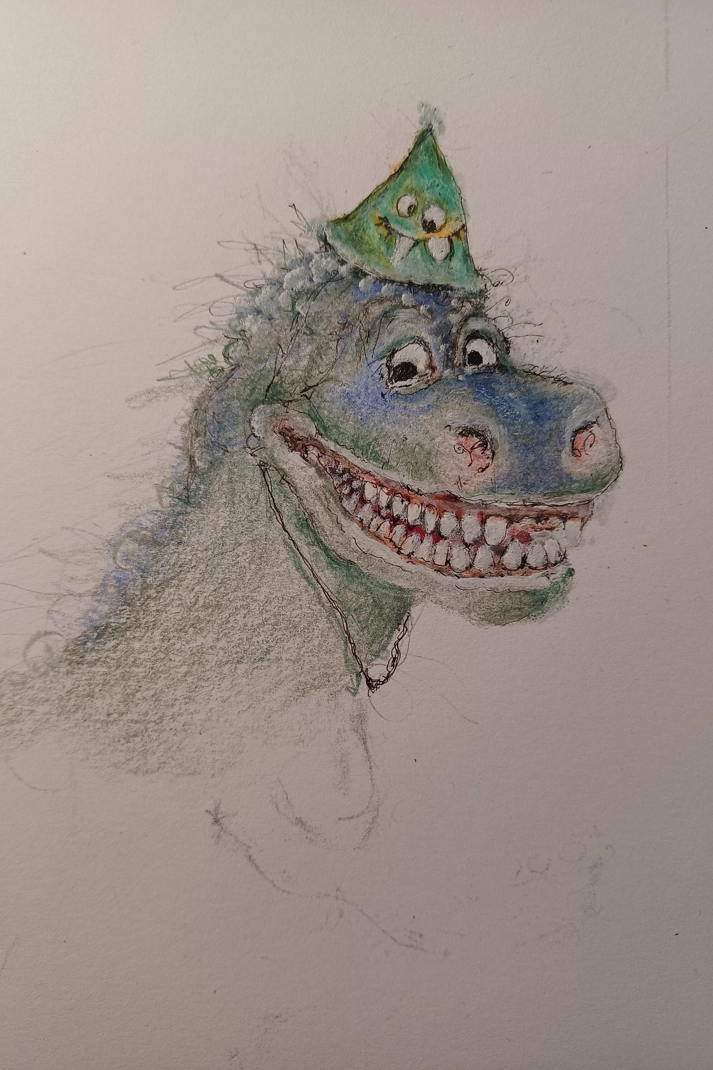 Dino Einladungskarte | Klappkarte A6 zum Ausfüllen | Dino Party Kindergeburtstag