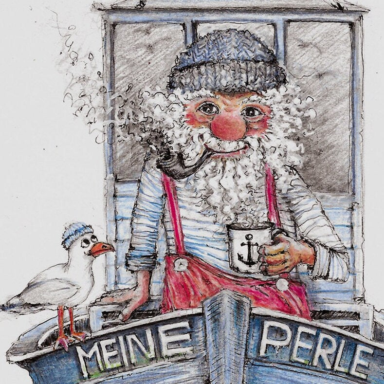 Meine Perle | Grußkarte A6