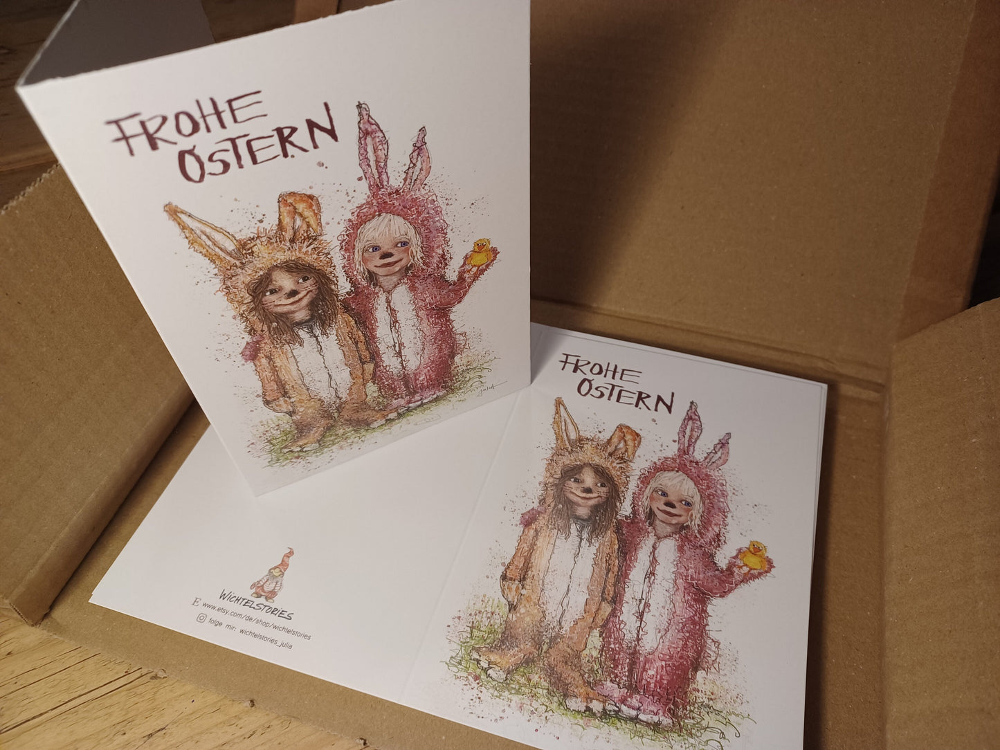 Osterkarte | Ostergrüße | Osterbunnys | Frohe Ostern