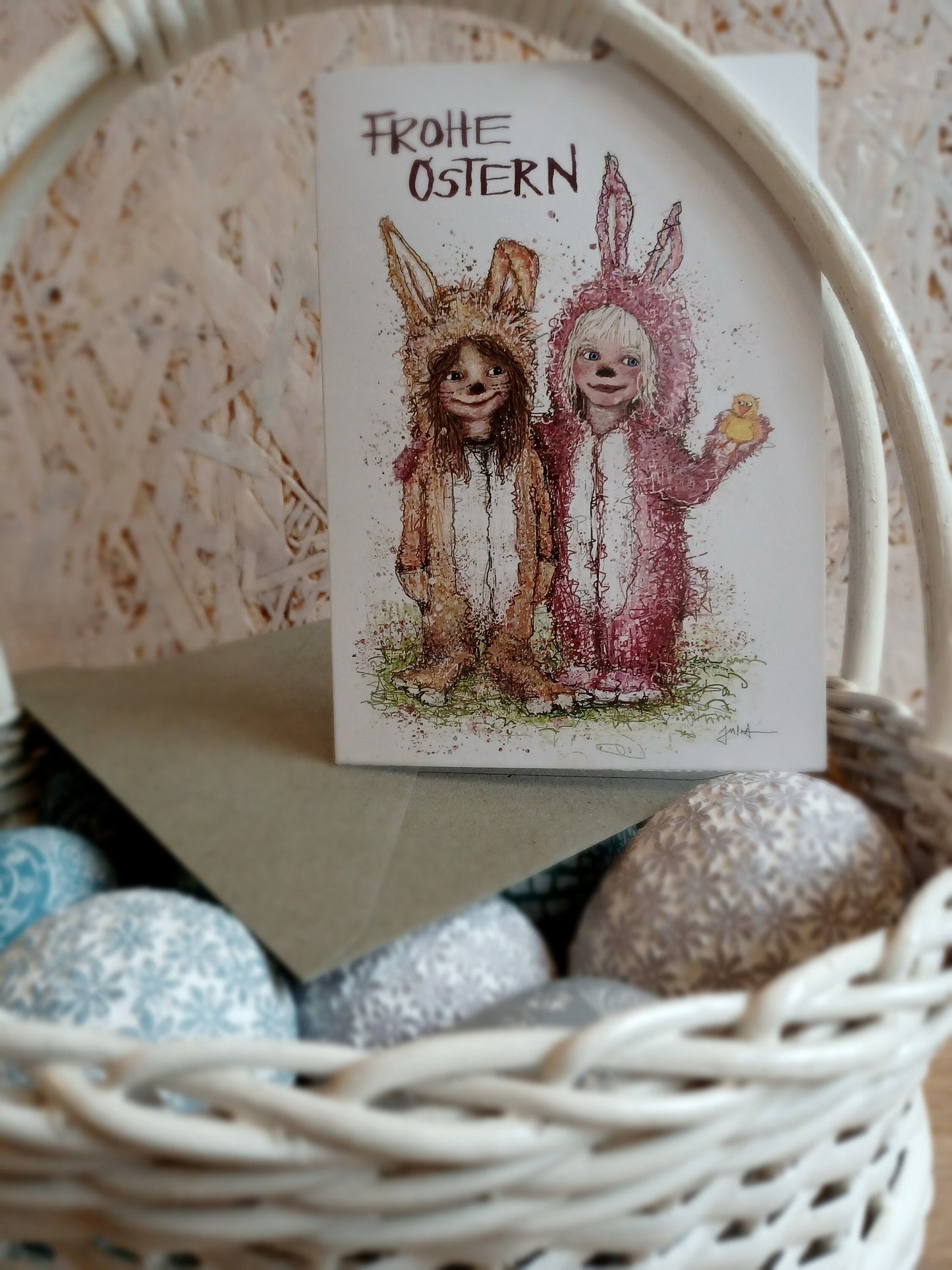 Osterkarte | Ostergrüße | Osterbunnys | Frohe Ostern