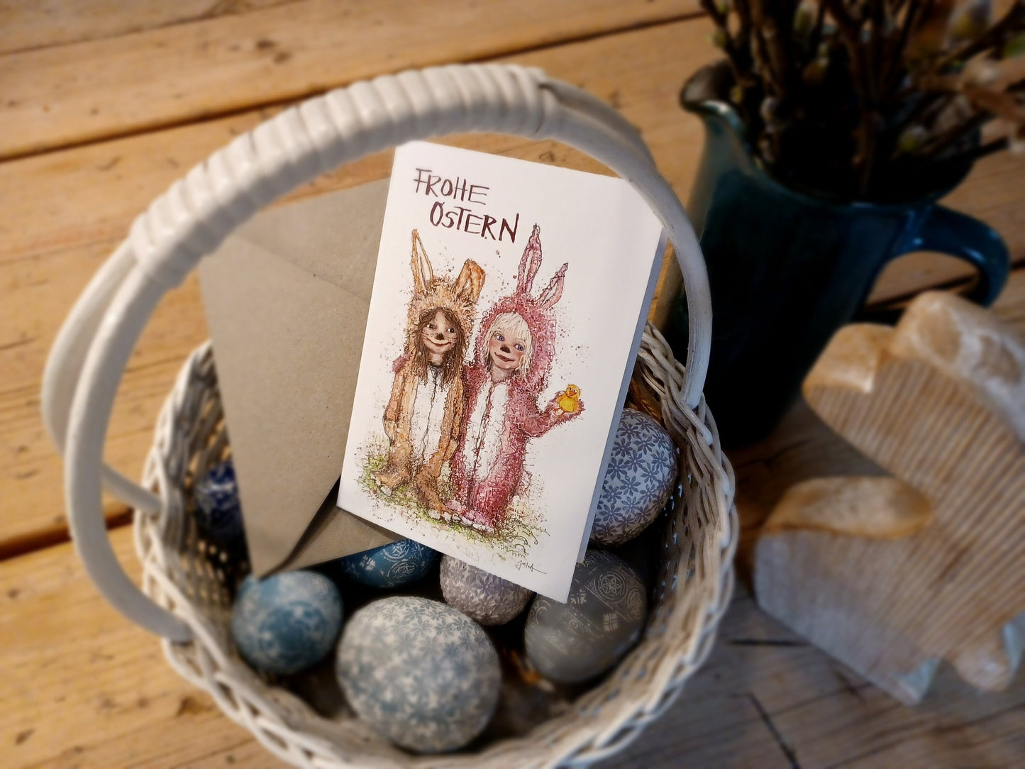 Osterkarte | Ostergrüße | Osterbunnys | Frohe Ostern