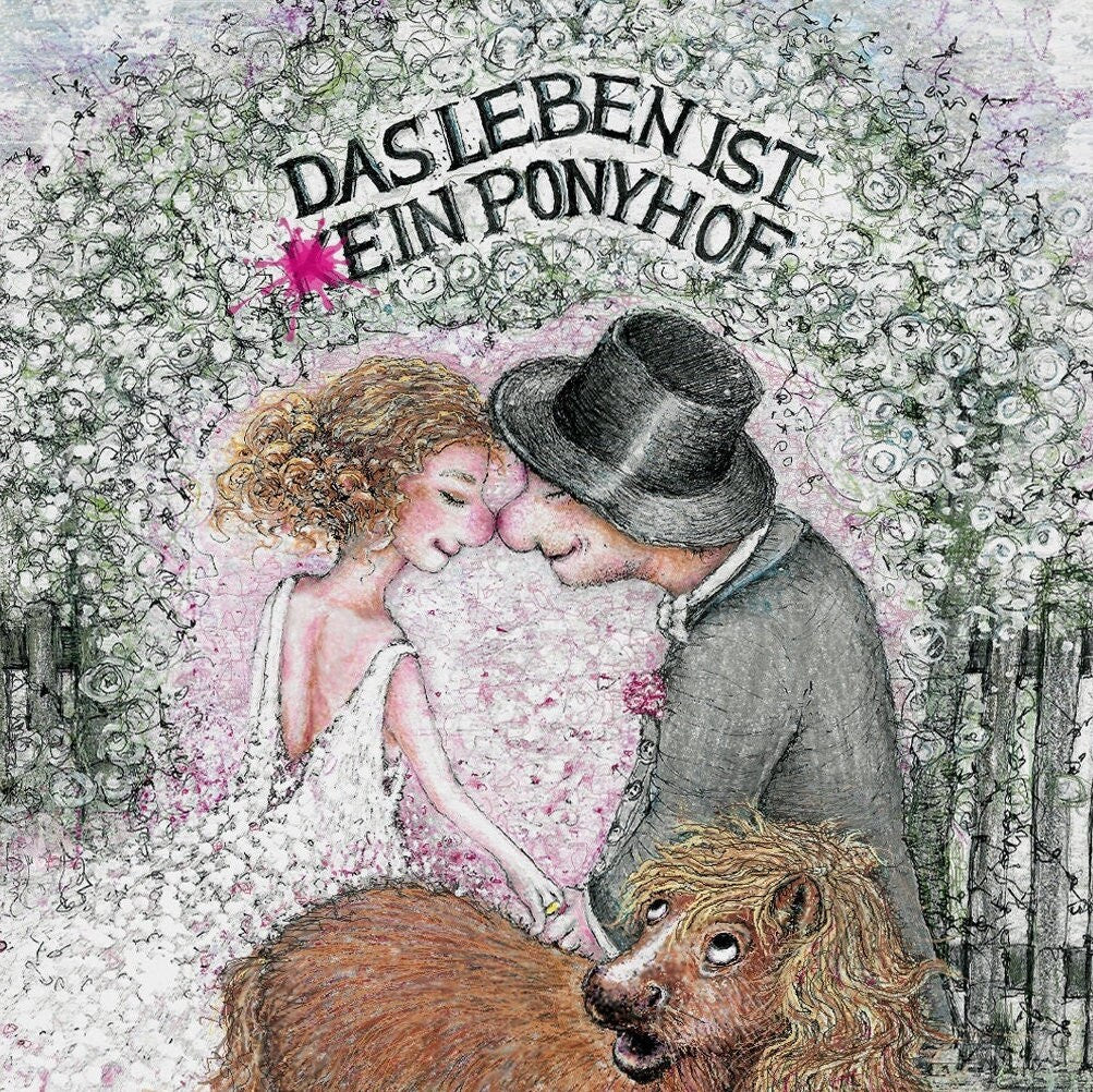 Hochzeitskarte Ponyhof | Klappkarte A6