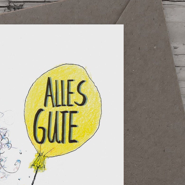Clown Alles Gute | Grußkarte A6