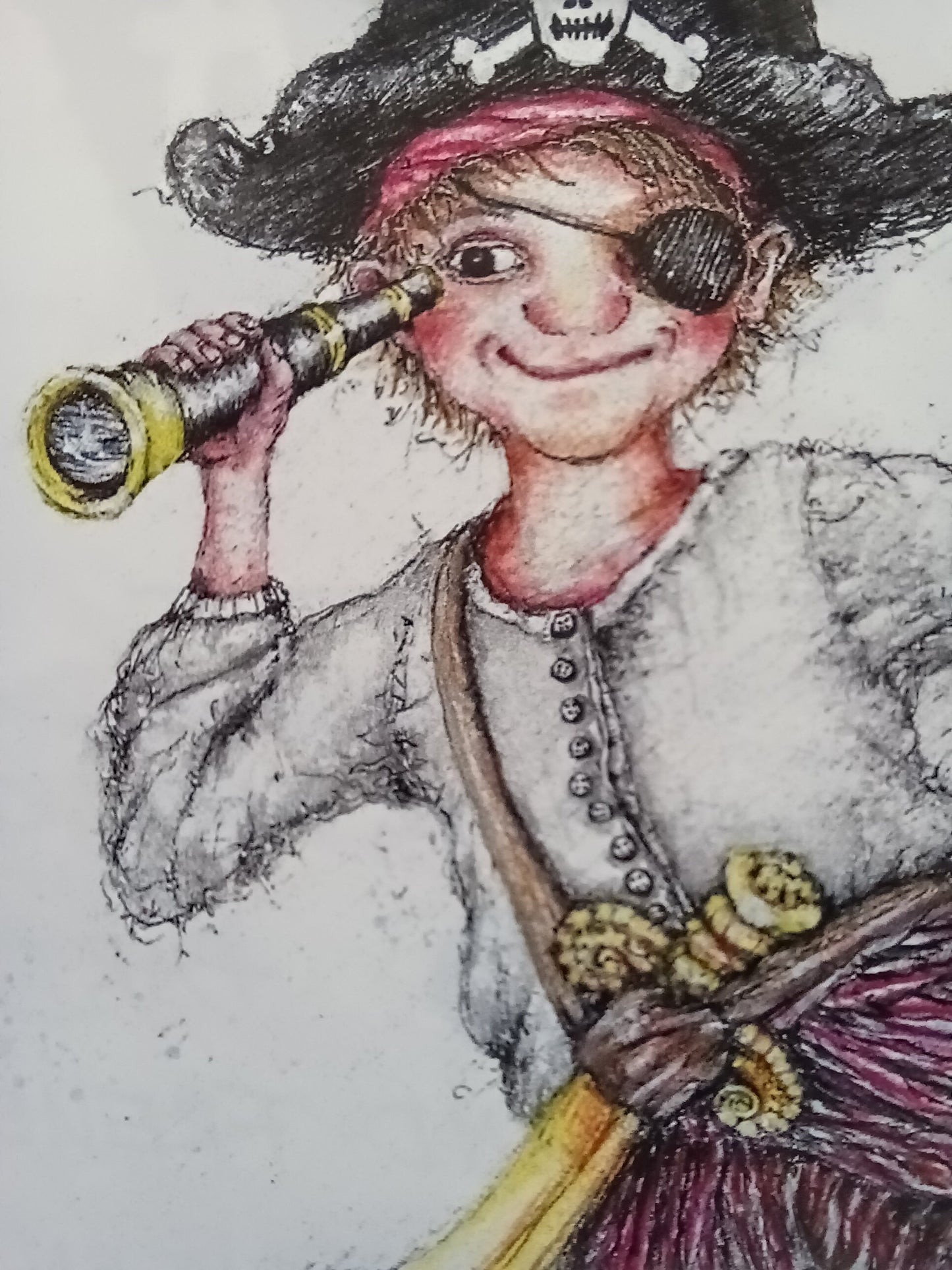Piratenparty | Einlandungskarte Piratenkindergeburtstag | Einladung Mottoparty Piraten