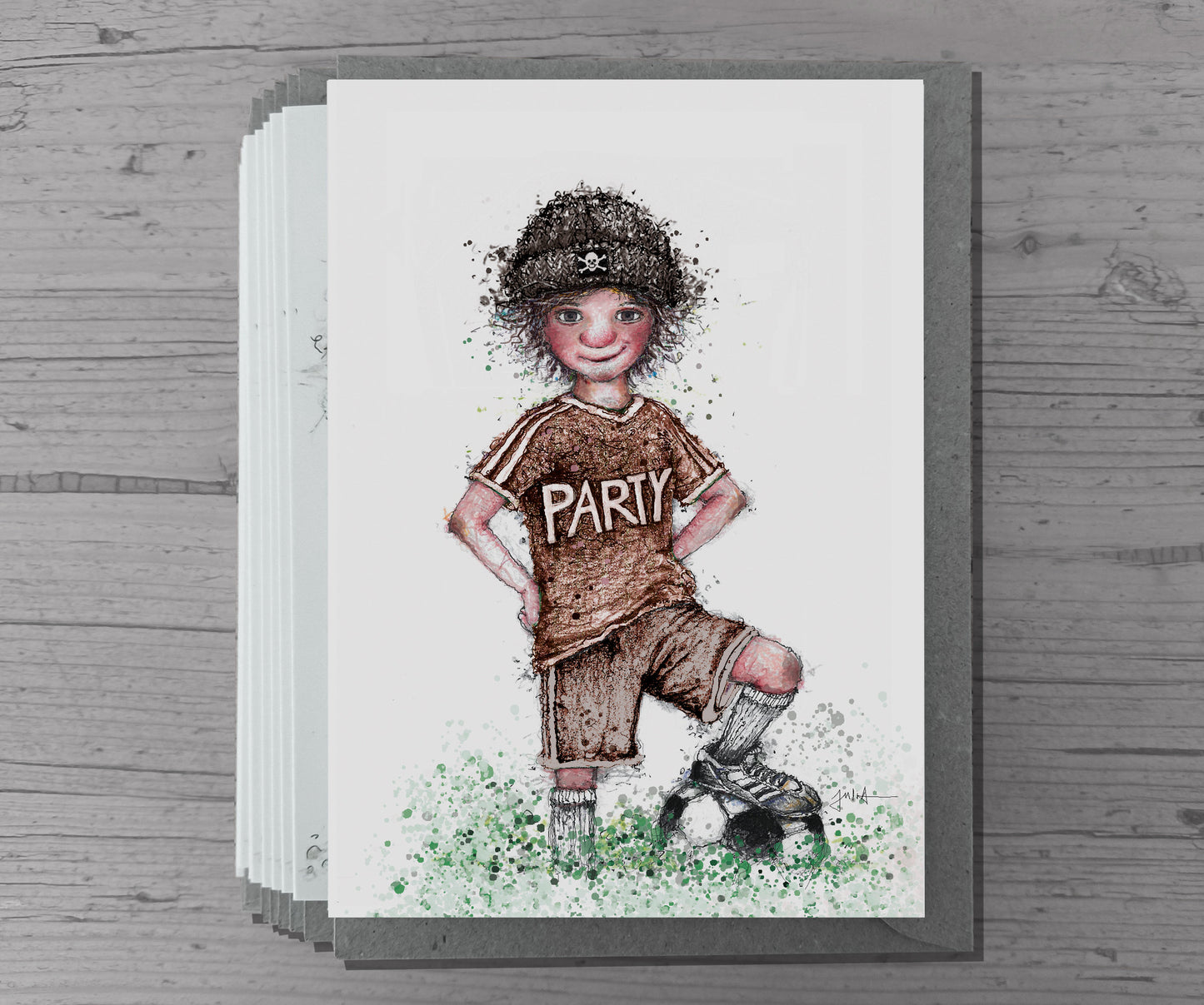 Fußballeinladung | Fußballgeburtstag Einladung | Einladung Geburtstag