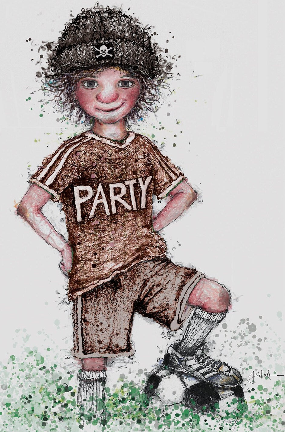 Fußballeinladung | Fußballgeburtstag Einladung | Einladung Geburtstag