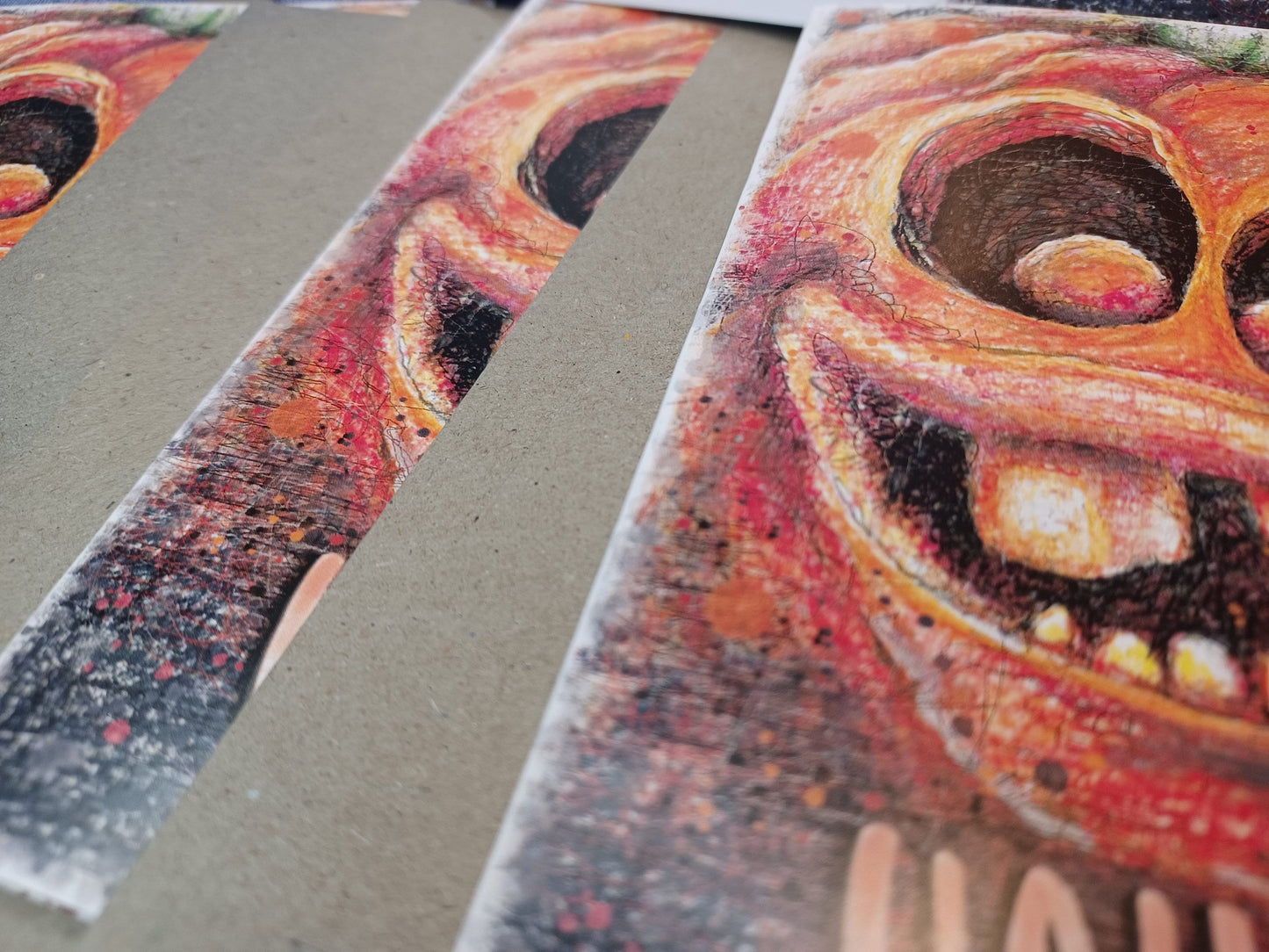 Halloweenparty Einladung | Kürbis Einladung | Pumpkin | A6 Klappkarte mit Einladungstext