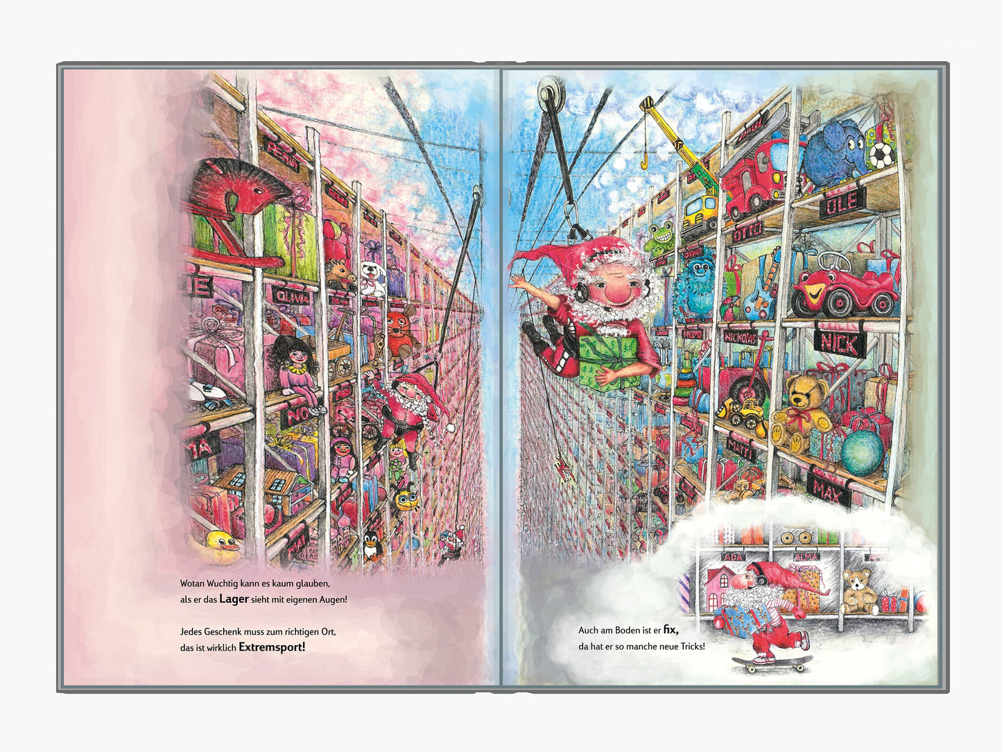 Weihnachtsbuch Weihnachtswichtel Wotan Wuchtig | Bilderbuch | Weihnachtsbuch Kinder