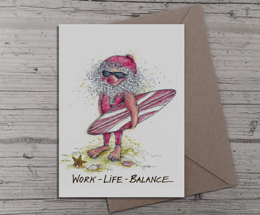 Work-Life-Balance | Weihnachtskarte A6